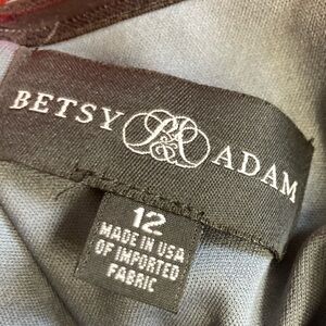 Betsy & Adam Sophisticated Gray Dress